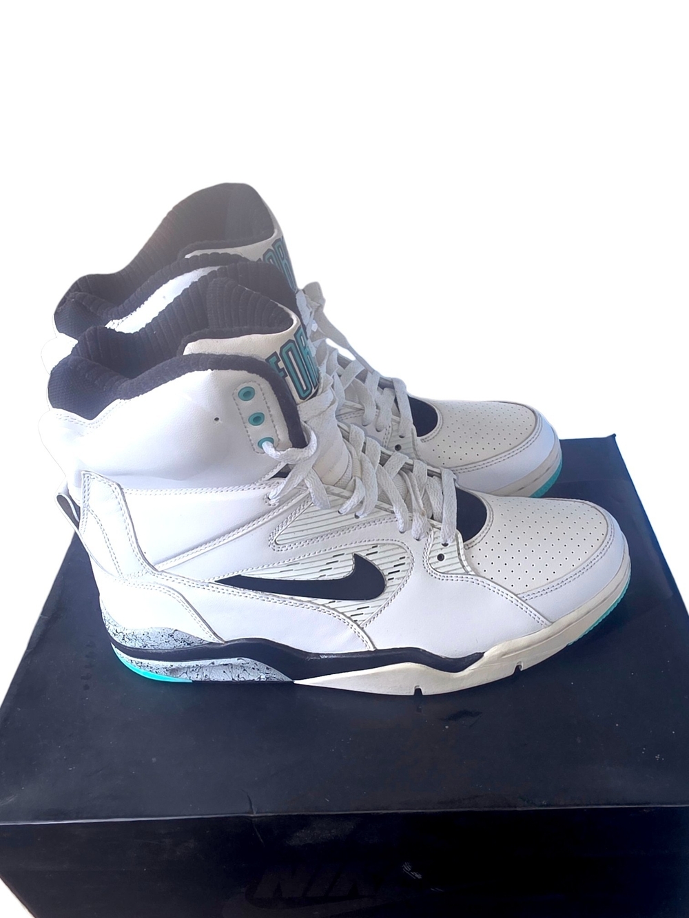 2015 Nike Air Command Force " Hyper Jade"  David Robinson Billy Hoyle Size 10.5.